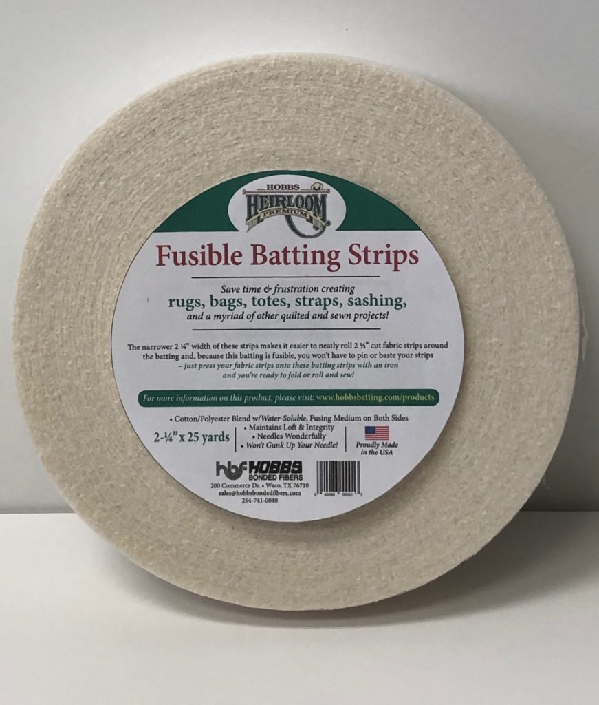 Fusible Batting Strips - Heirloom® Premium 80/20 Fusible Cotton/Poly Blend  Batting Strips Hobbs Quilt Batting